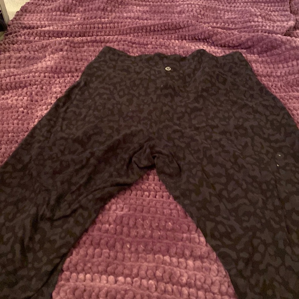 Lululemon align jogger animal print black